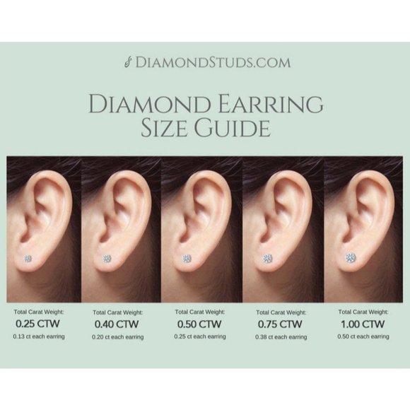 14k White Gold 1.00 Carat Natural Amethyst Stud Earrings - Picture 4 of 9